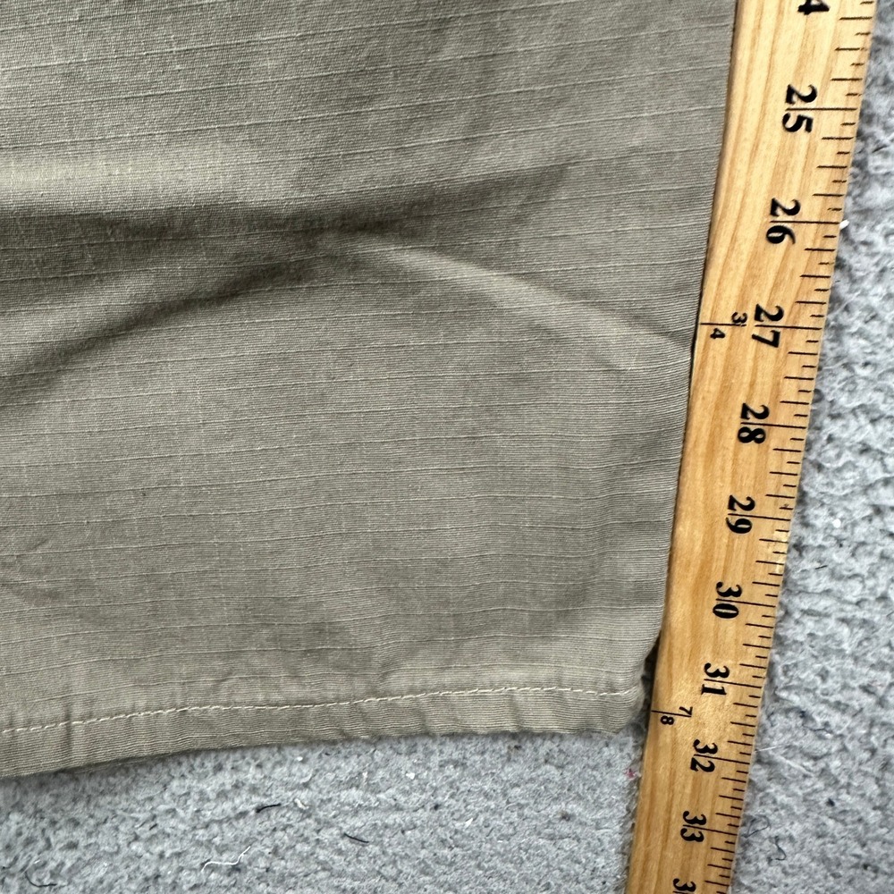 NEW Wrangler Riggs Workwear Mens 38X32 Pants Carpenter Tan Relaxed Fit Jeans - Picture 10 of 12